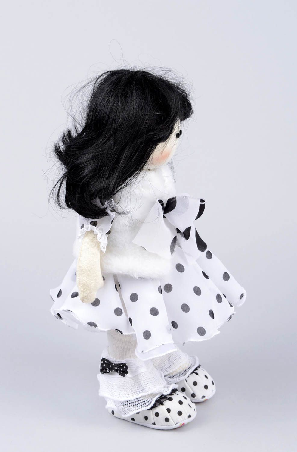 Handmade soft toy collectible doll girl doll homemade home decor gifts for her photo 3