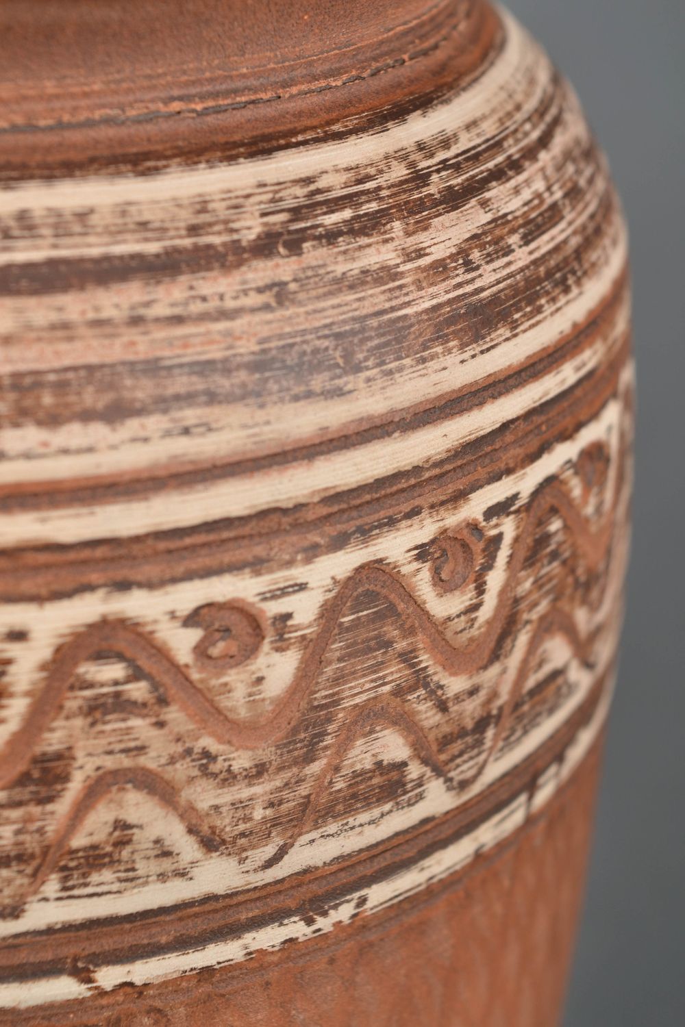 Pote de cerámica hecho a mano 2,5 litros foto 3
