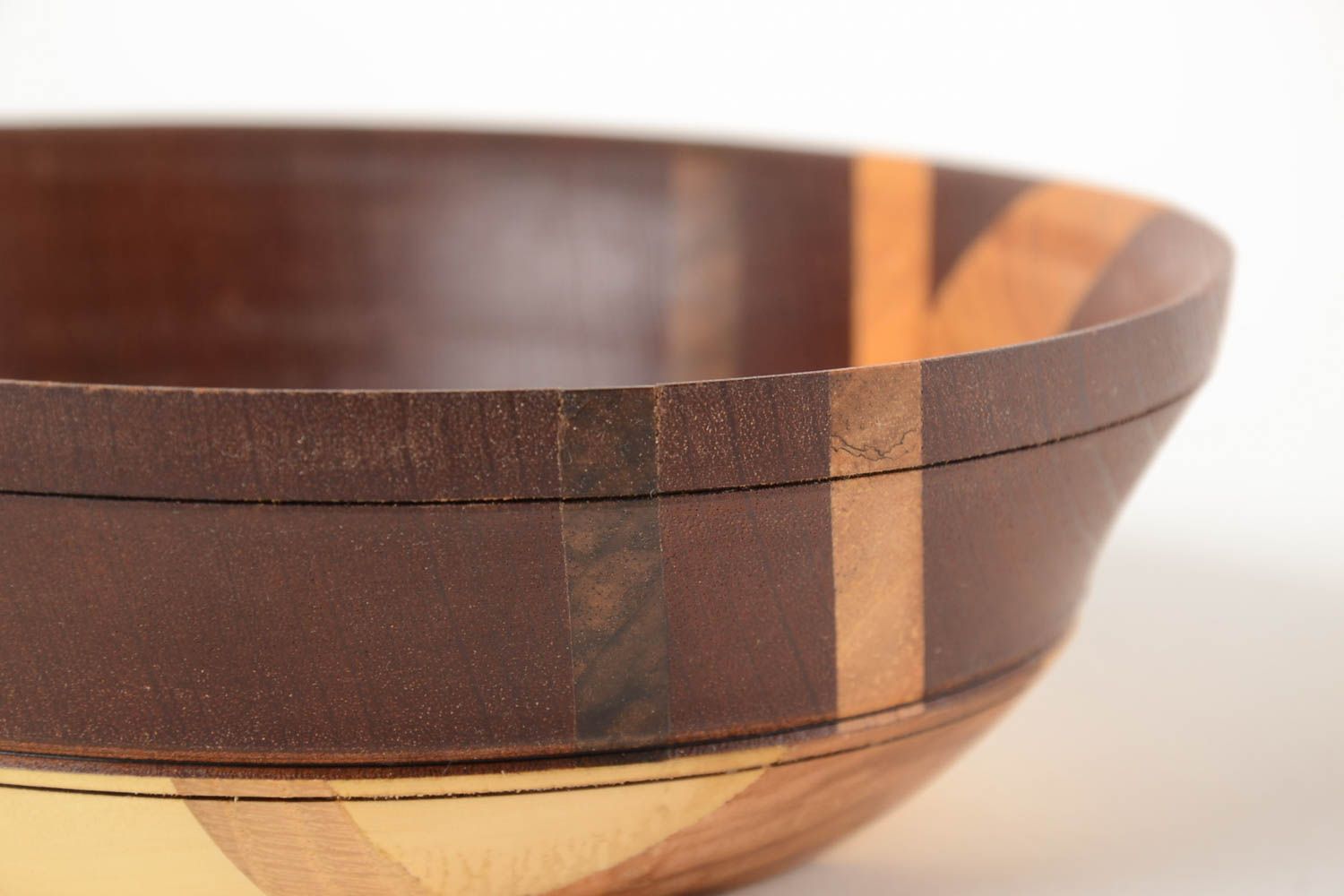 Handmade Schale aus Holz Designer Geschirr Geschenk Idee für Suppen schön  foto 5