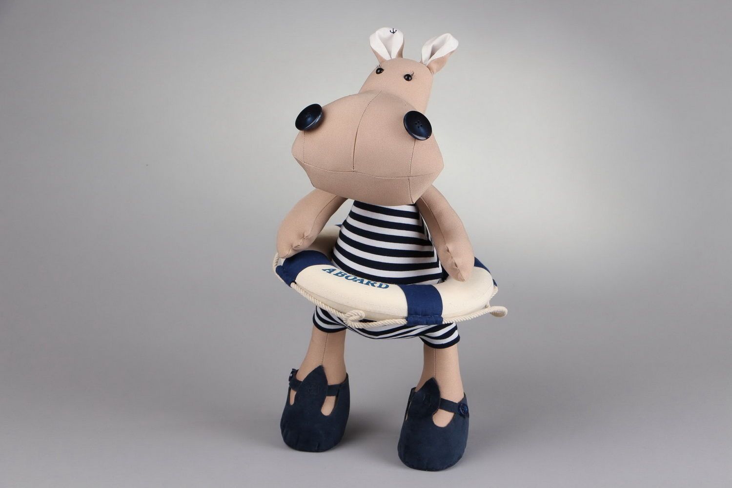 Soft jersey toy Hippo seaman photo 2