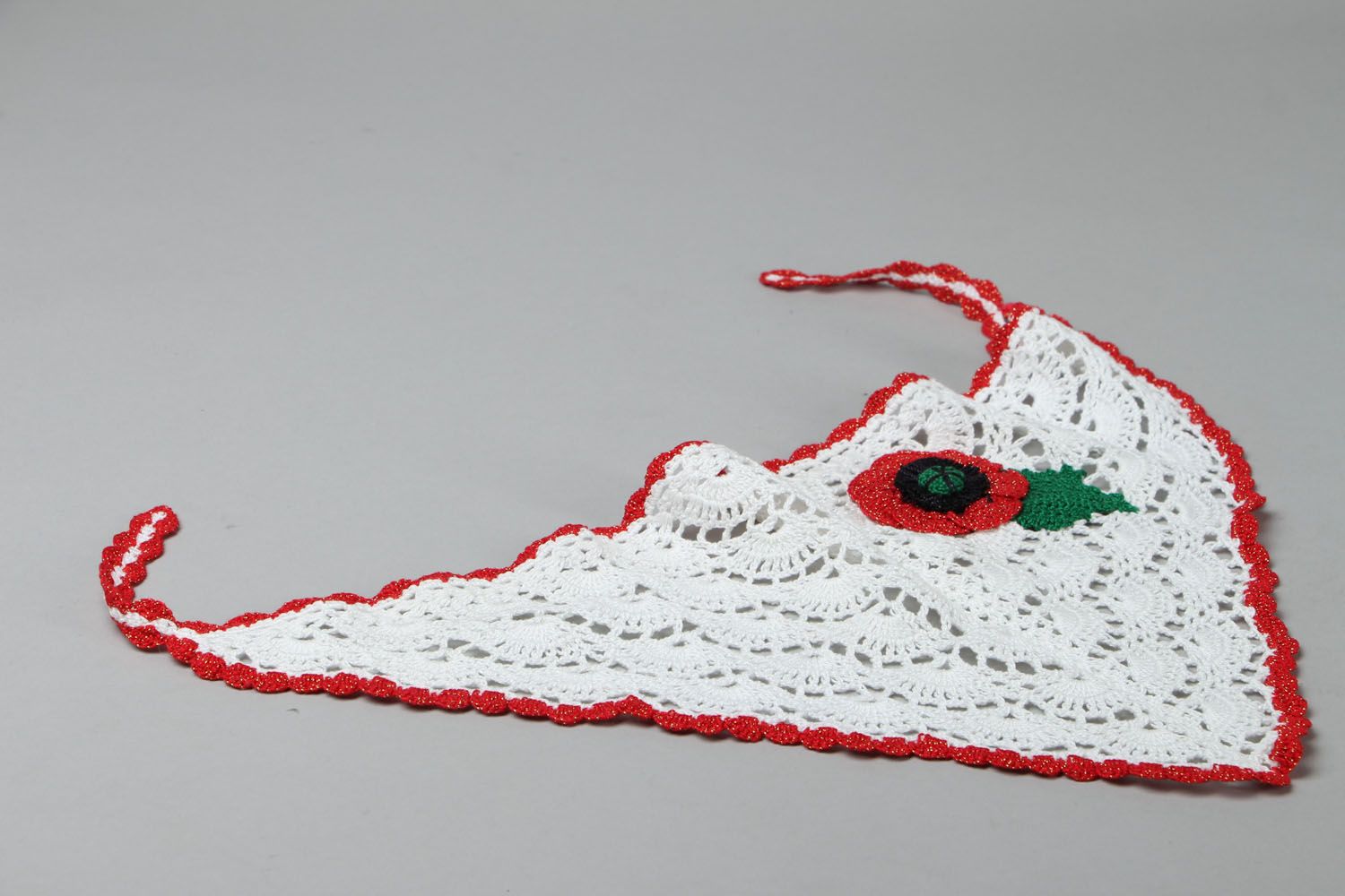 Homemade crochet kerchief photo 3