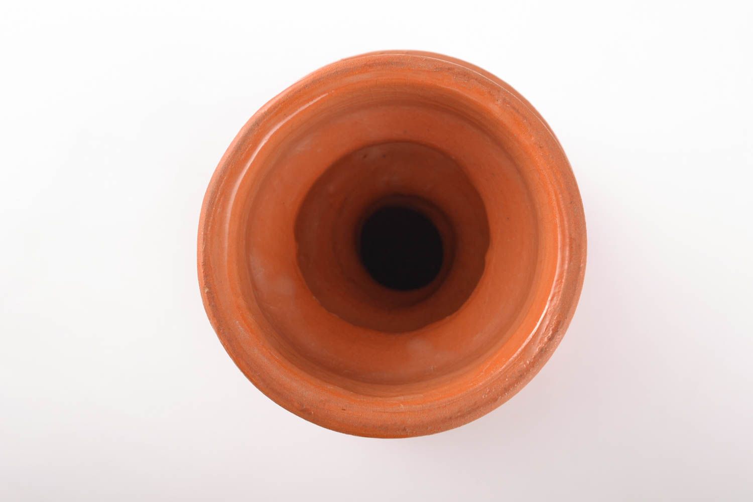 Candelero de cerámica hecho a mano en estilo étnico foto 5