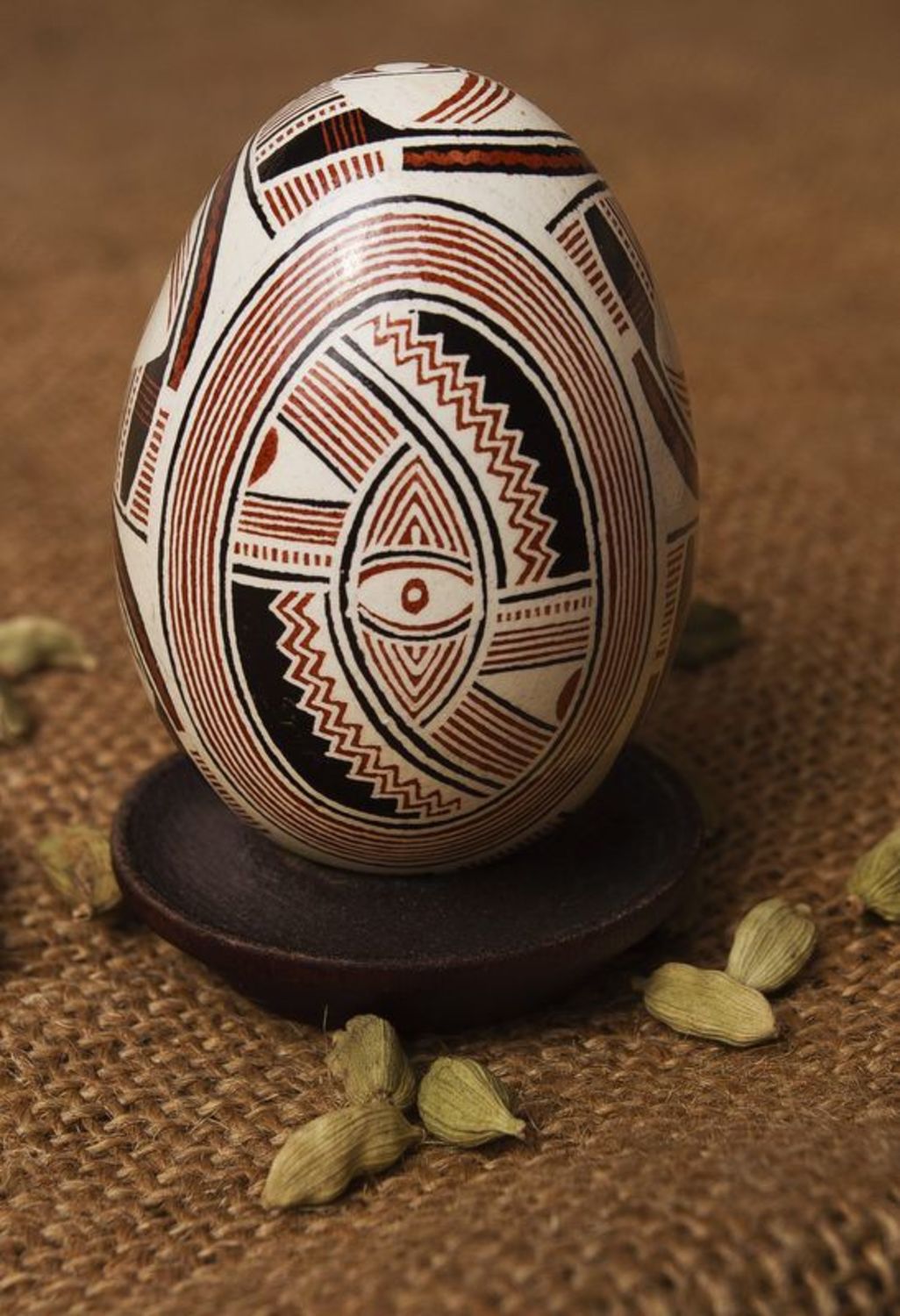 Декоративное яйцо Трипольская писанка фото 1
