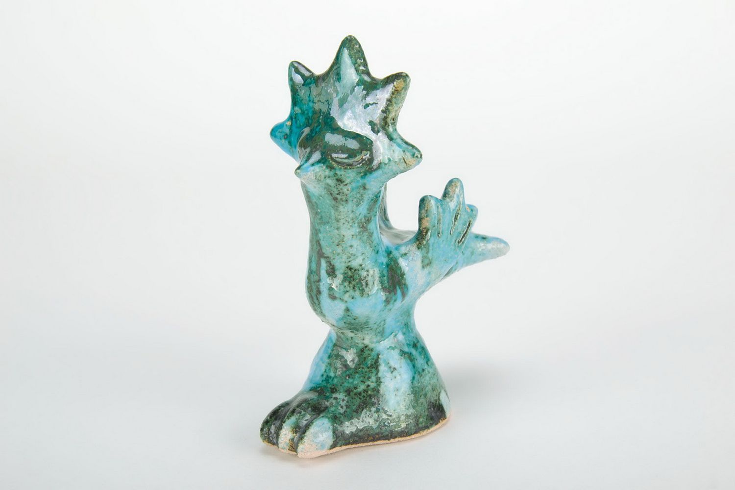 Keramik engel handgetöpfert Statuette des Autors  foto 2