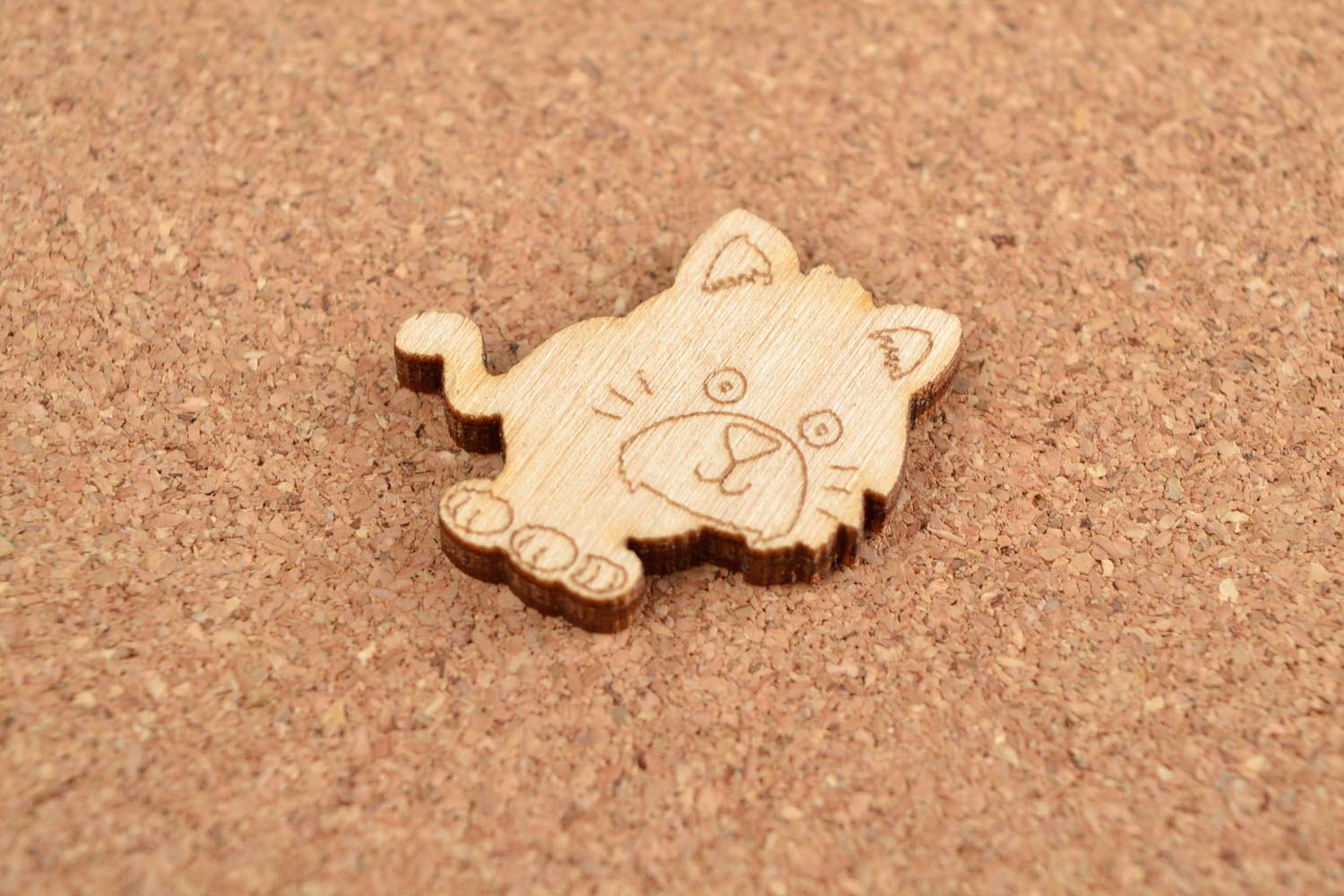 Handmade plywood blank unusual wooden blank cute blanks for painting small gifts photo 1