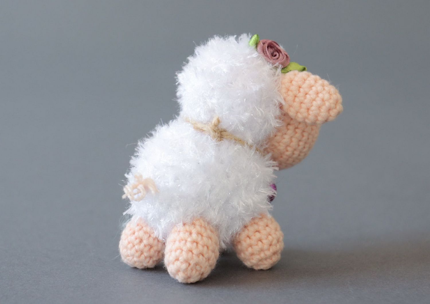 Soft toy made from cotton and wool photo 3
