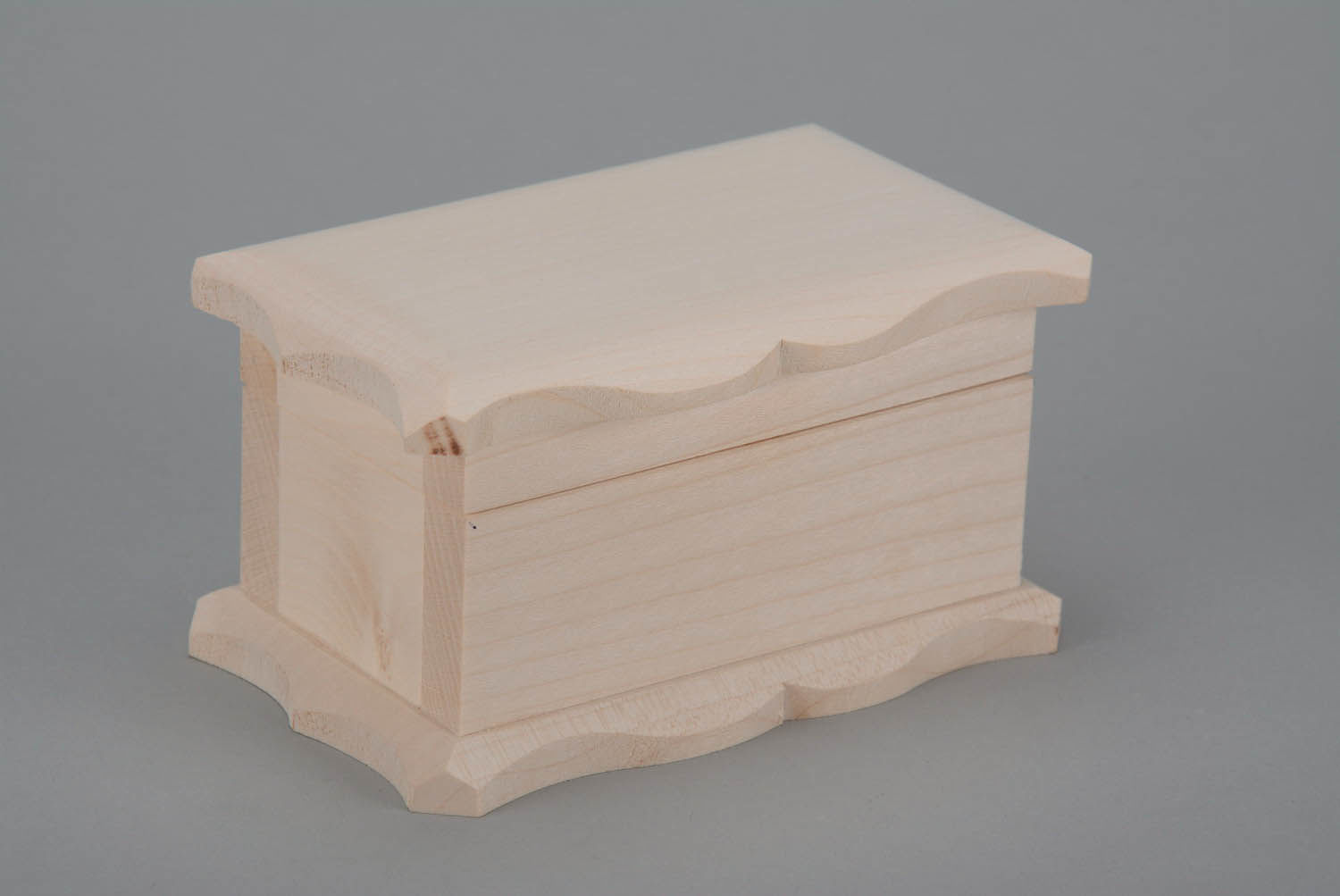 Wooden blank box for creative work photo 3