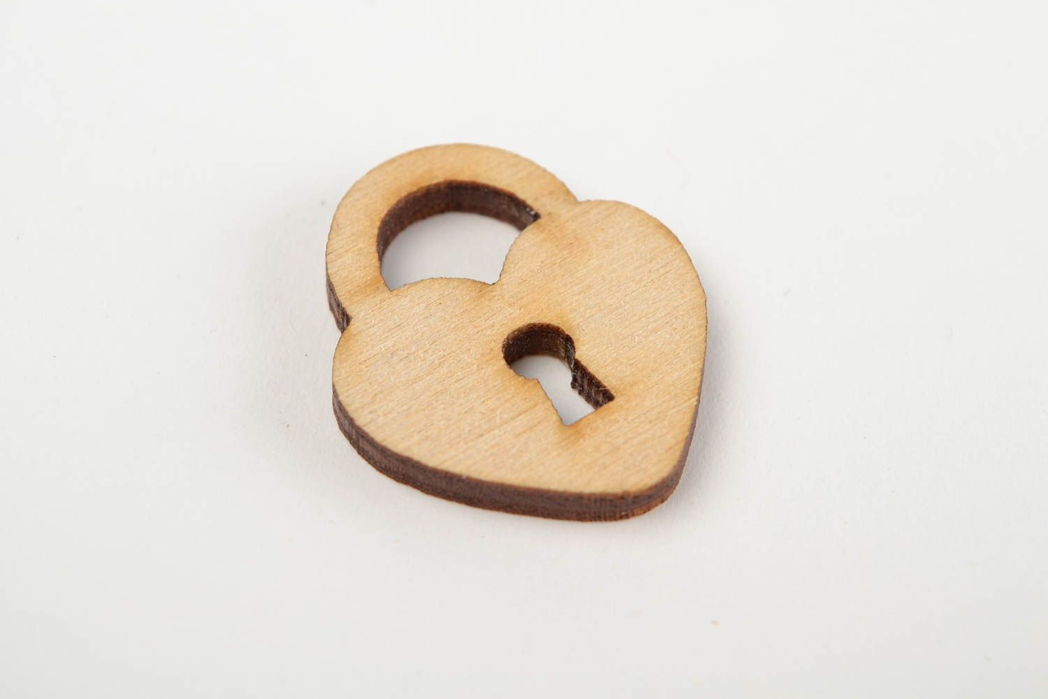 Handgemachte Figur zum Bemalen Holz Rohlinge Miniatur Figur Herz interessant  foto 4