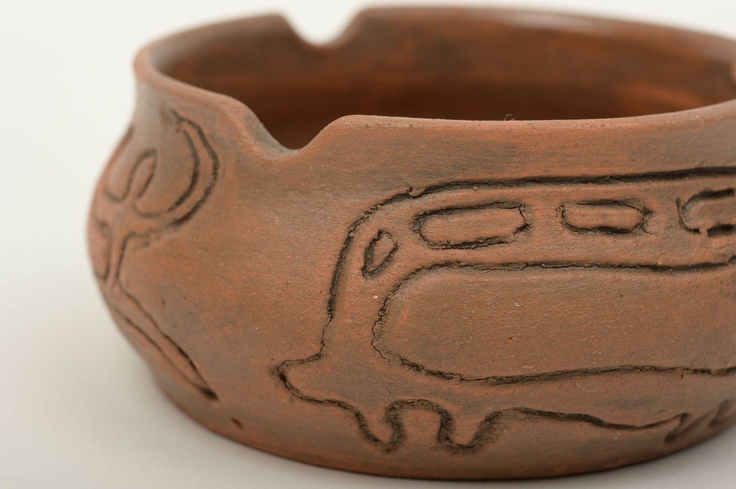 Ashtray Ceramic, Handmade Stoneware Pottery, Smoking Accessory 