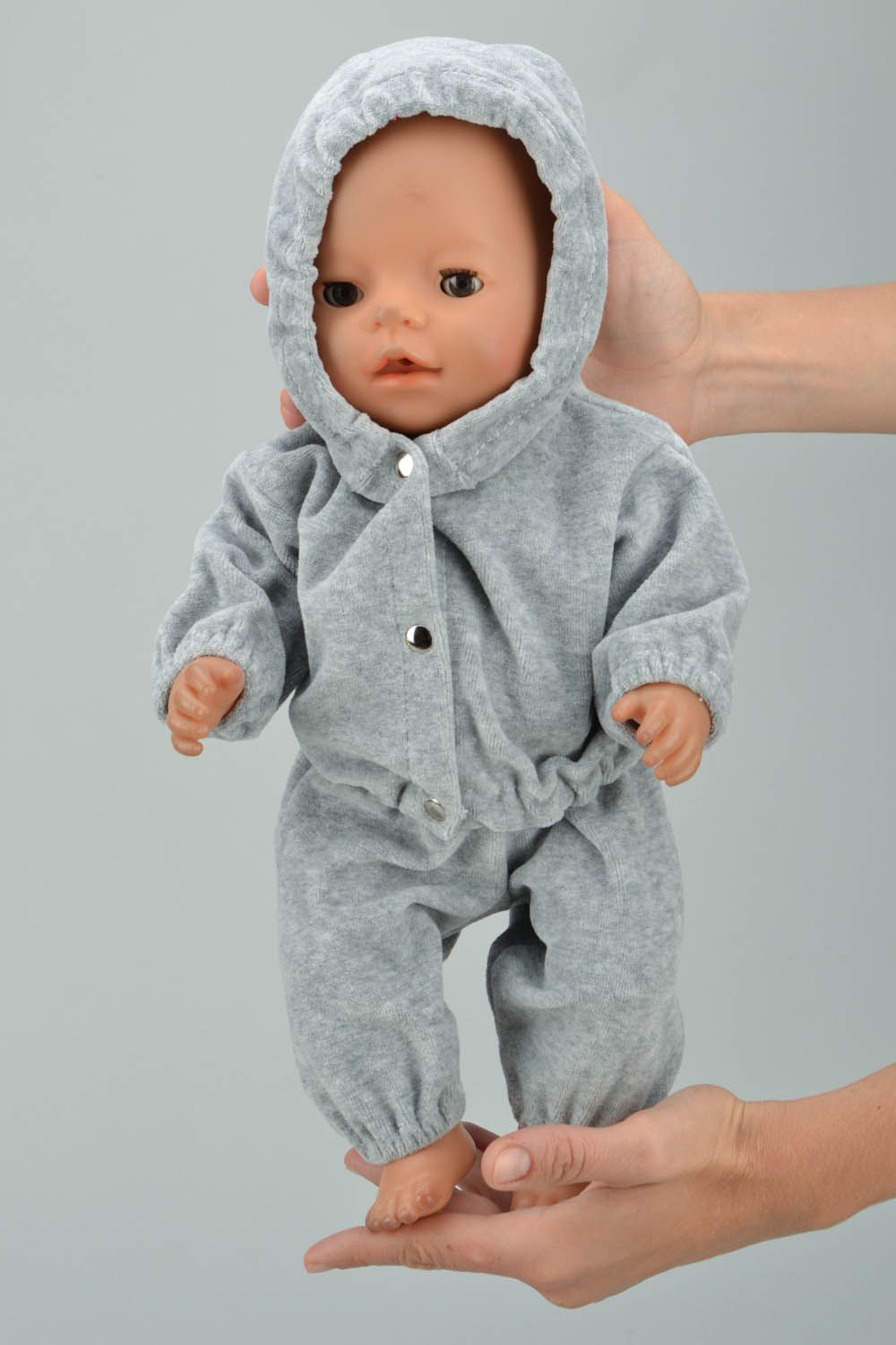 Grey pants for a doll photo 3