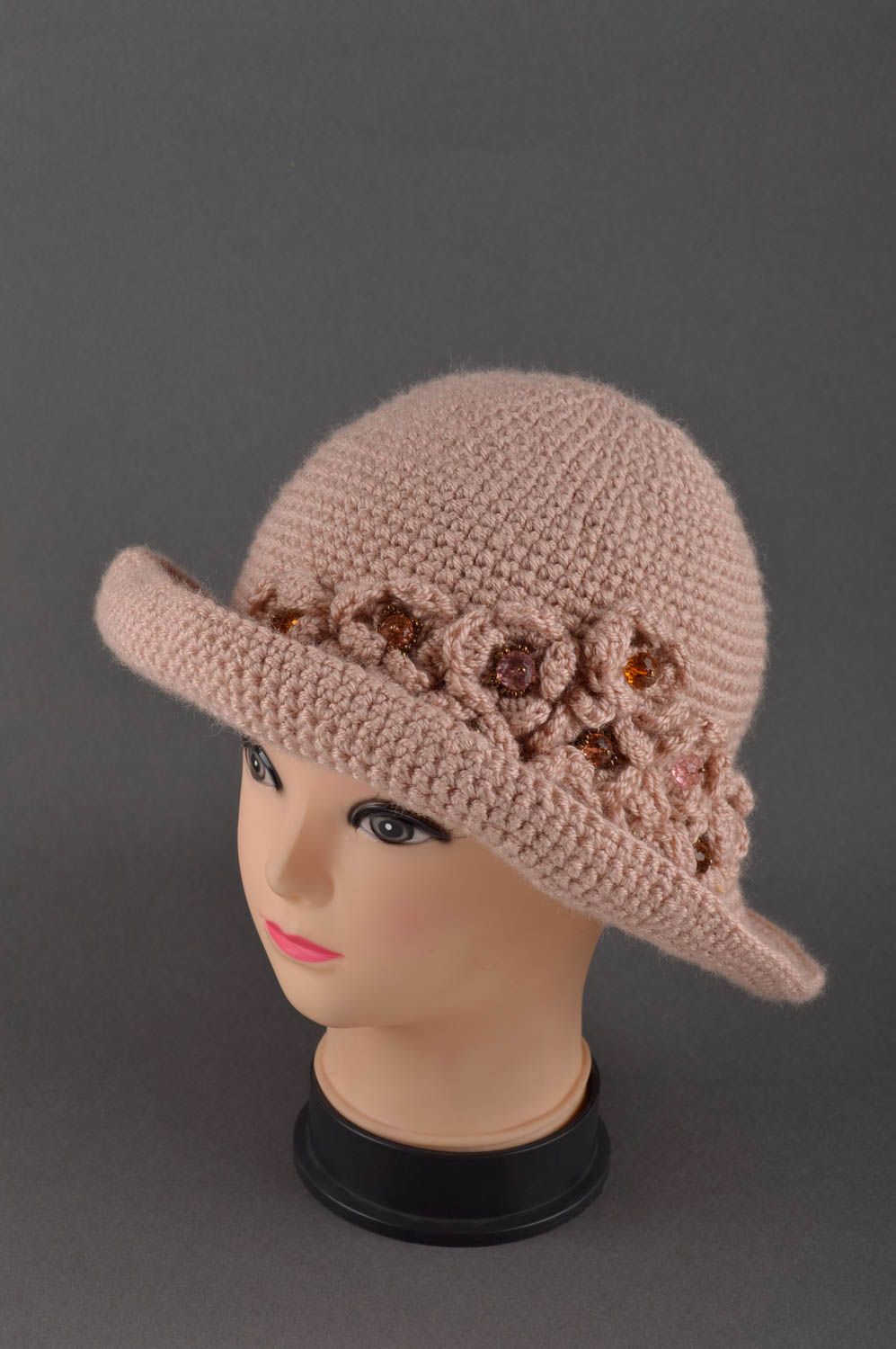 Handmade sun hat ladies sun hat fashion accessories gifts for women summer hat photo 1
