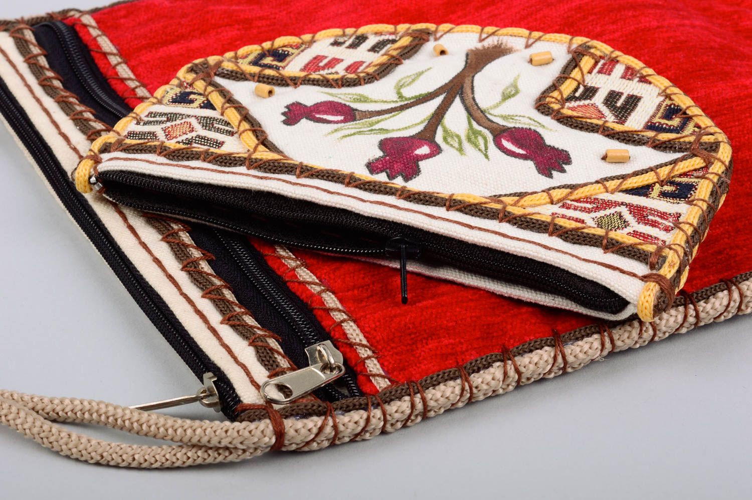 Bolso de moda y cartera de tela artesanales accesorios de mujer regalo original  foto 2