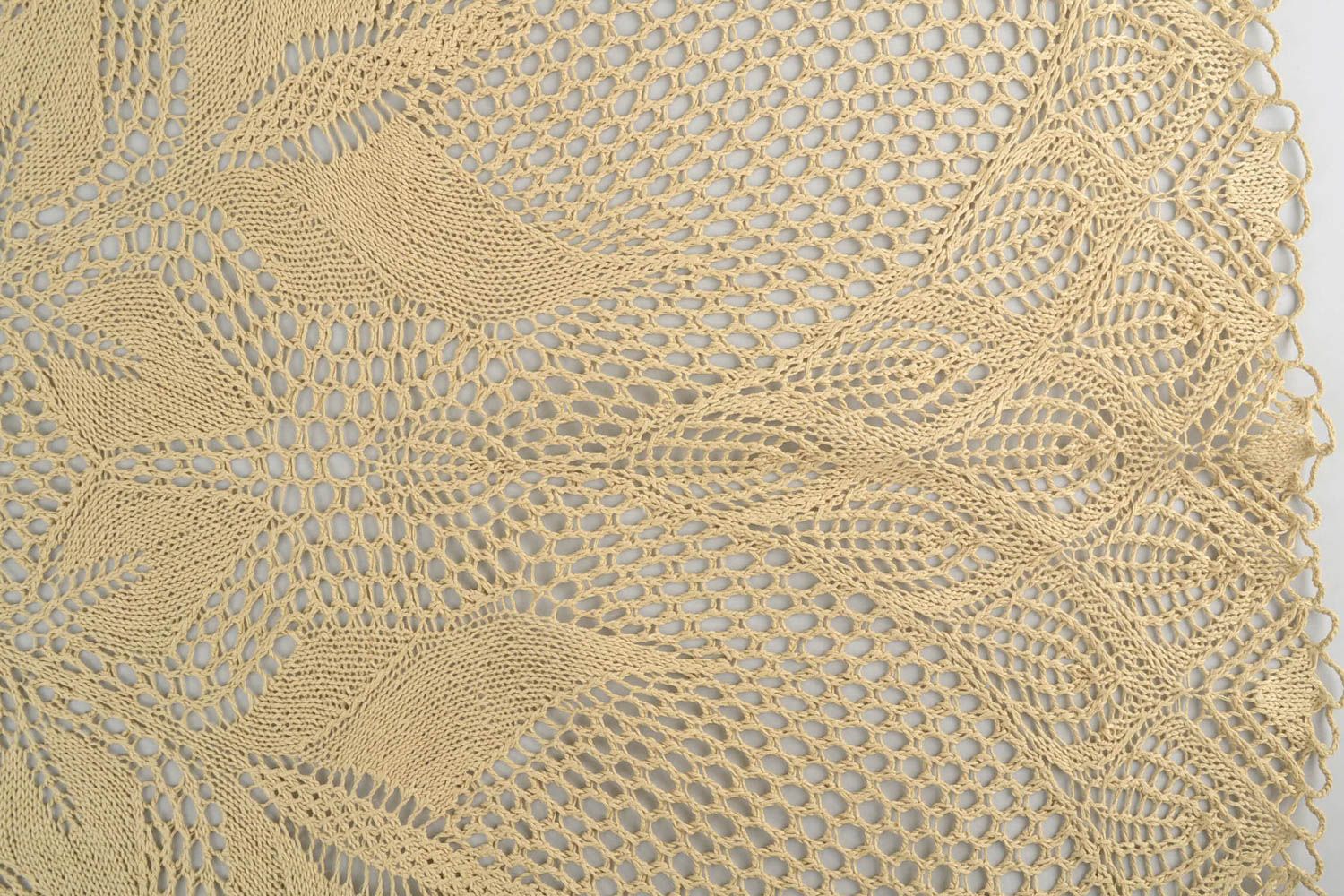 Mantel tejido de algodón artesanal elemento decorativo para casa regalo original foto 4