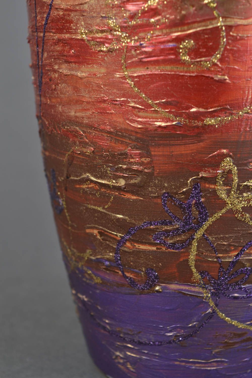 Vase décoratif original fait main  photo 5