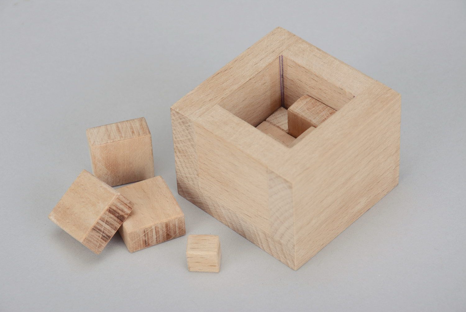 Rompicapo in legno di Singmaster fatto a mano giocattolo di legno idea regalo foto 3