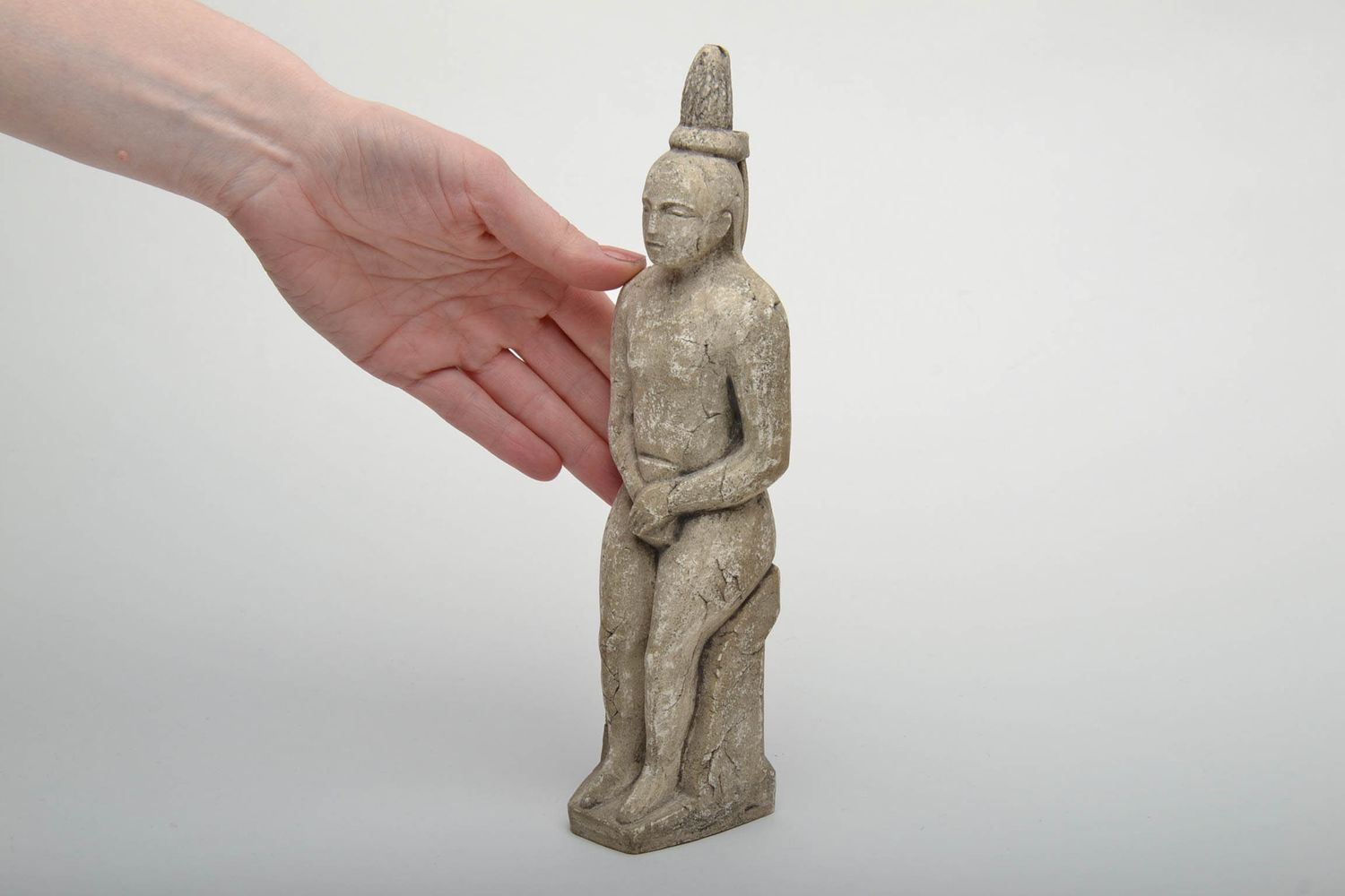 Figurine en céramique faite main Antiquité photo 5
