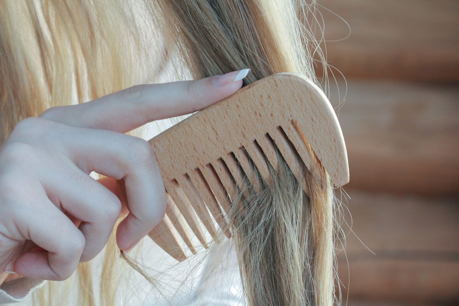 Homemade wooden comb photo 5