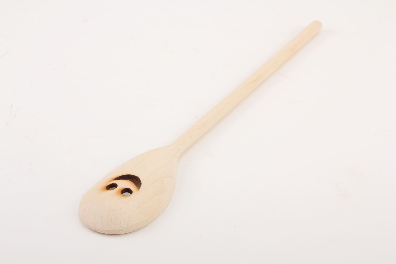 Wooden skimmer spoon photo 2