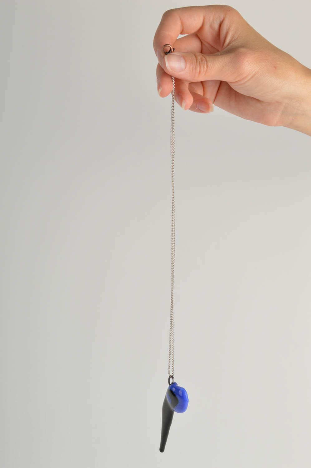 Handgefertigt Ketten Anhänger Glasfusing Schmuck Halskette mit Anhänger foto 2