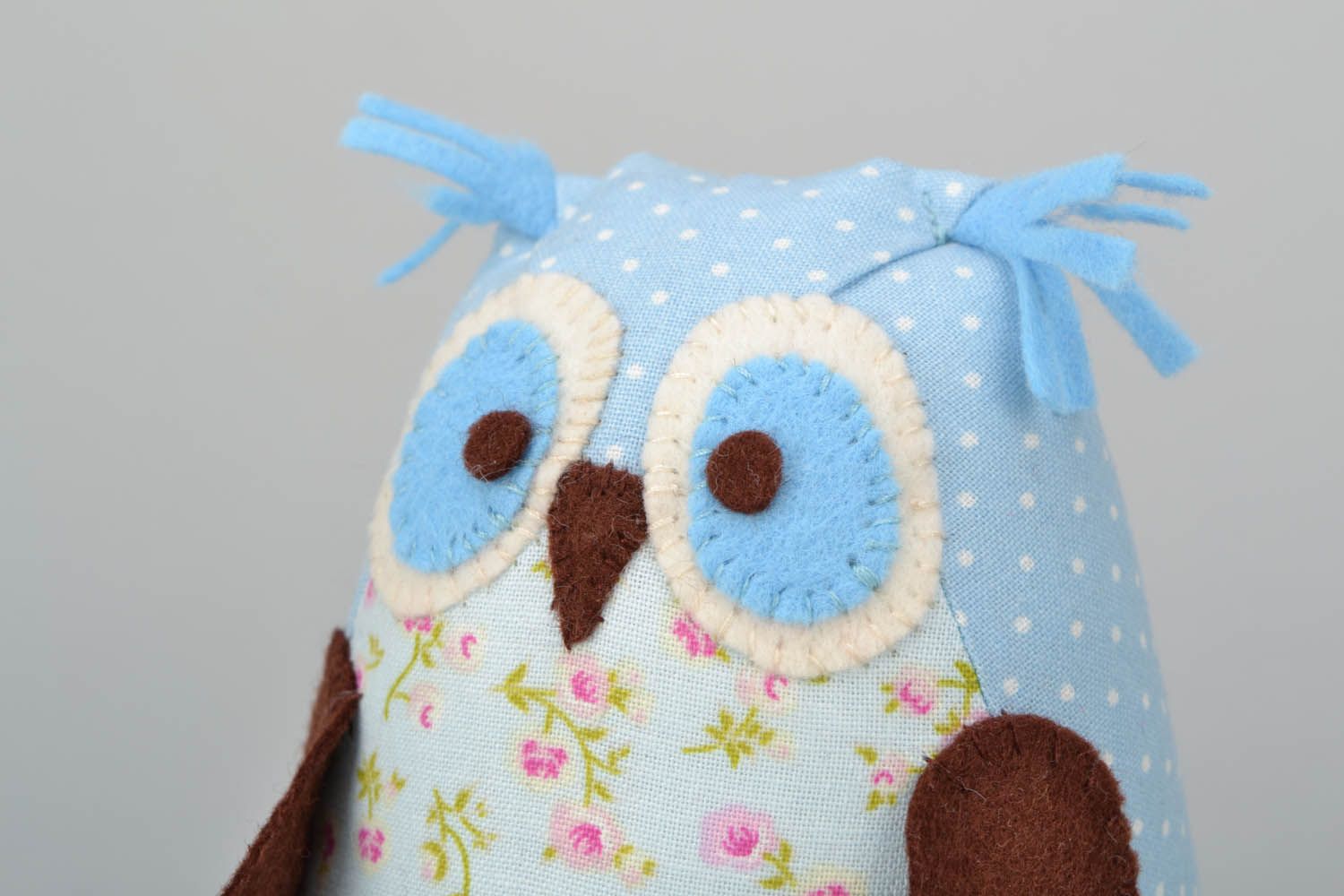 Soft handmade toy Owl photo 3
