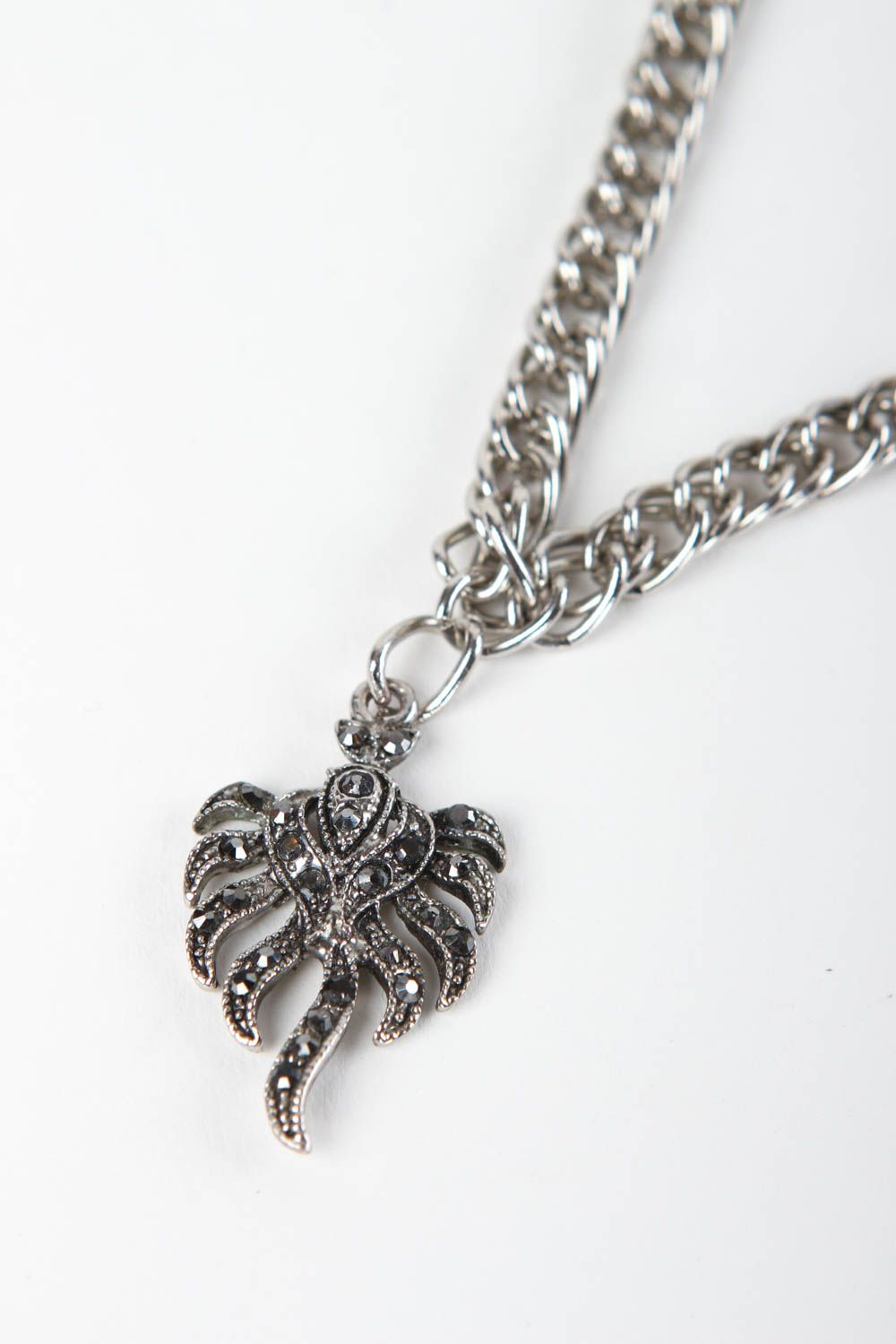 Unusual handmade metal pendant metal necklace designs accessories for girls photo 3