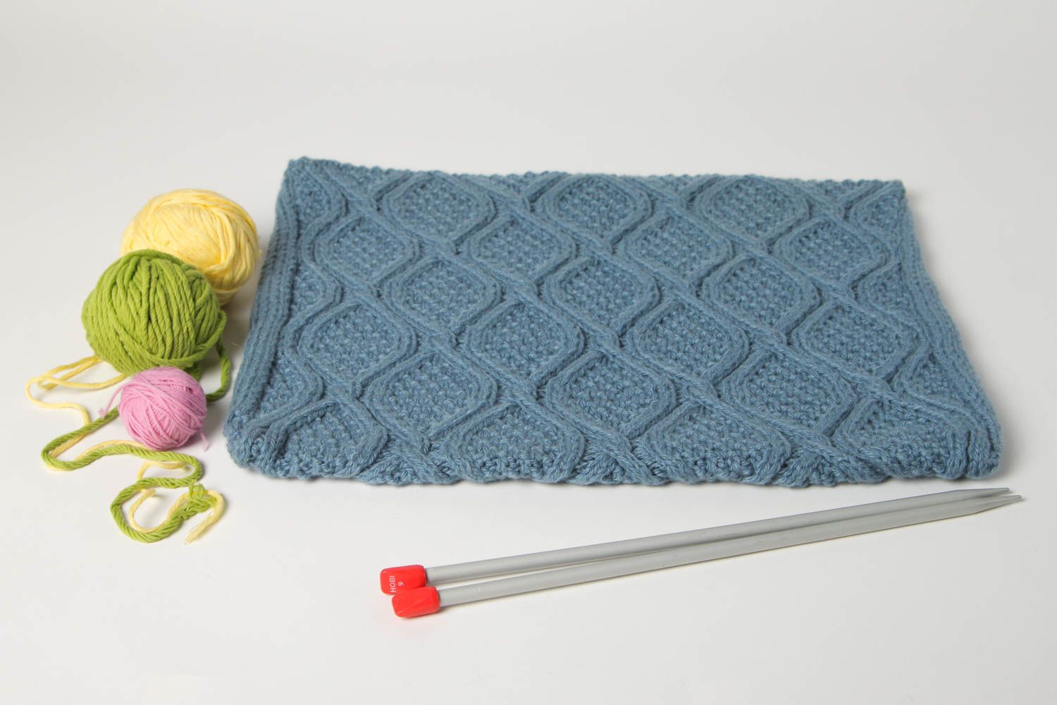 Woolen pillowcase decorative knitted element designer cushion home decoration photo 1