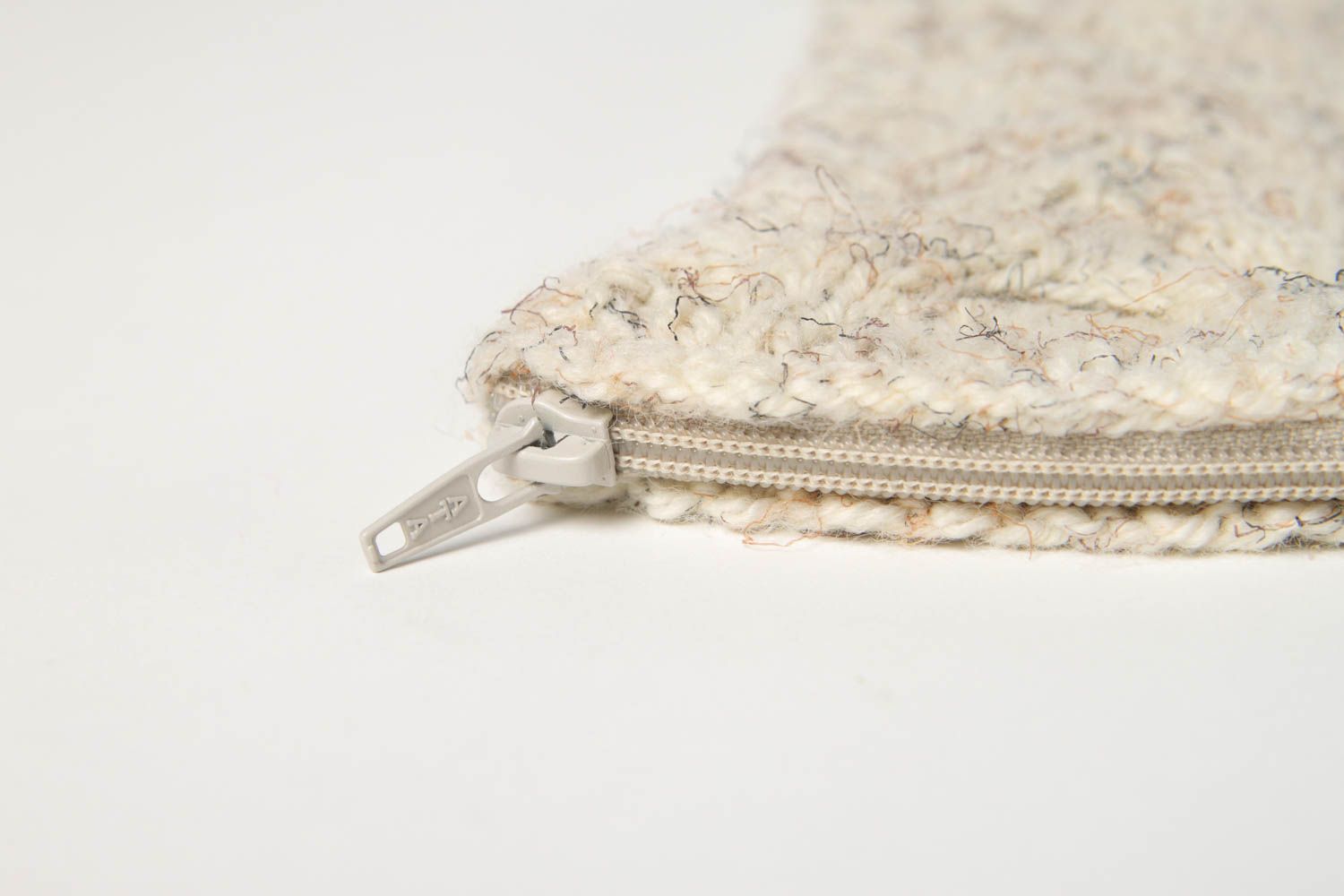 Funda de almohada hecha a mano color blanco ropa de cama regalo para mujeres  foto 3
