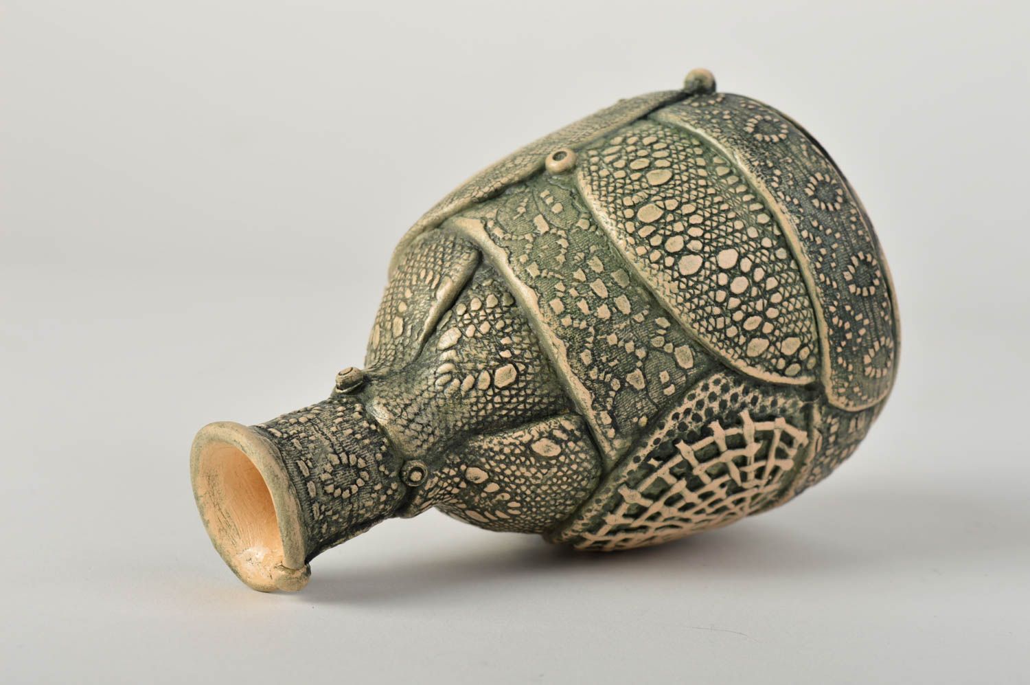Handgemachte Keramik für Haus Deko Keramik Vase klein Geschenk für Frau schön foto 2