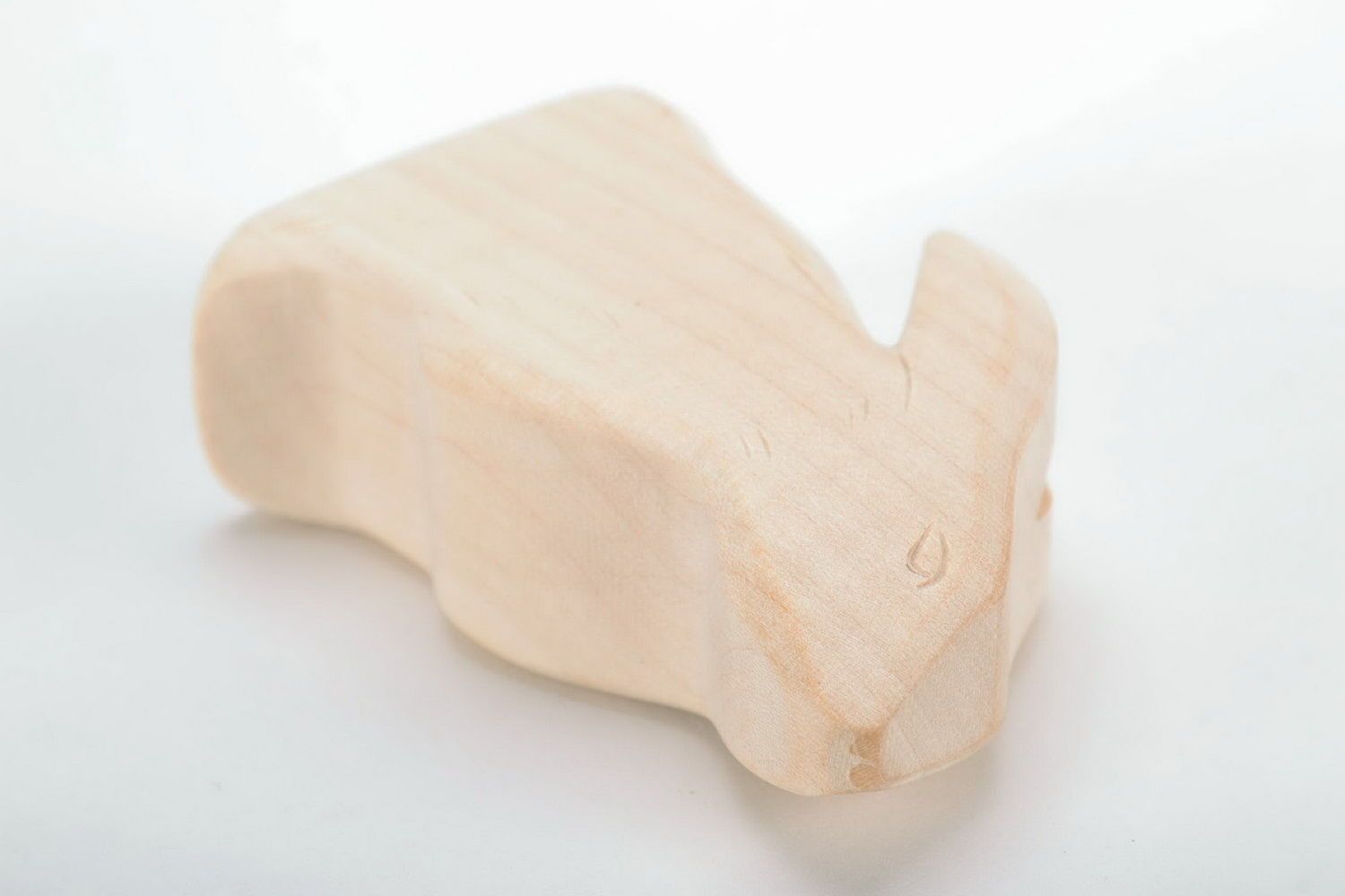 Figurine en bois d'érable artisanale Lapin photo 5