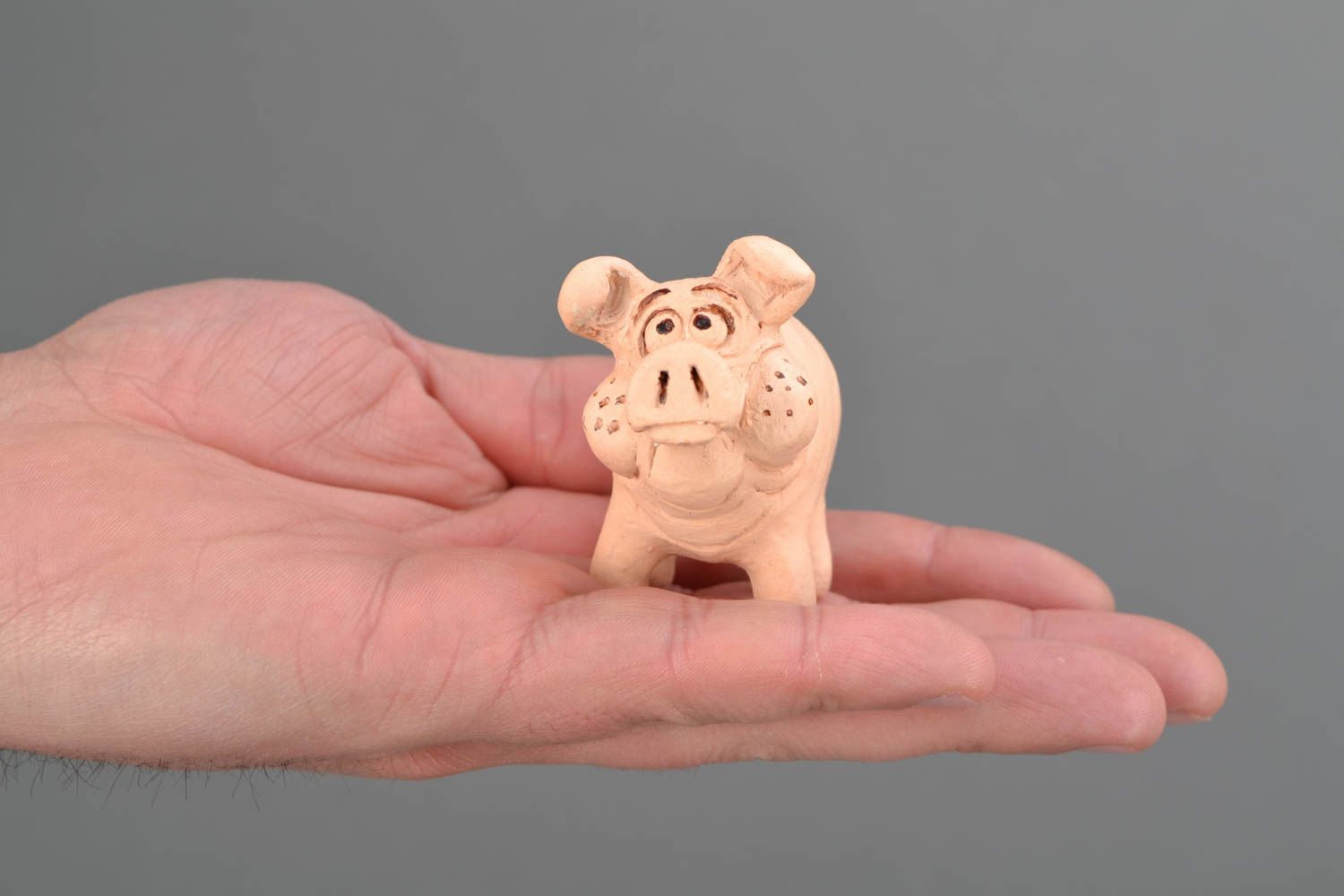 Ceramic penny whistle Pig photo 2