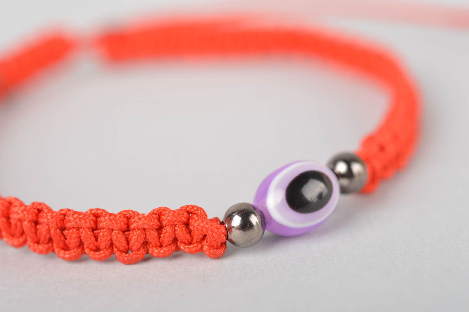 Stylish handmade cord bracelet woven wrist bracelet cool jewelry designs photo 3