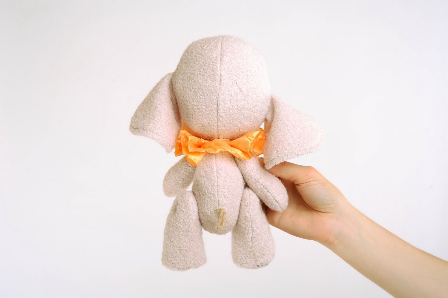 Soft toy made of cashmere Elephant photo 3