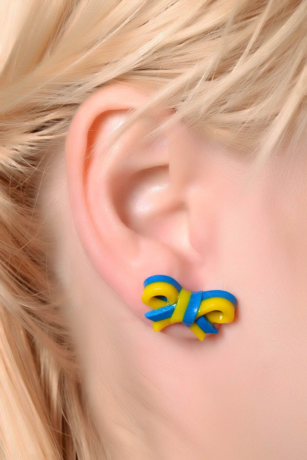 Boucles d'oreilles fait main Nœuds photo 4
