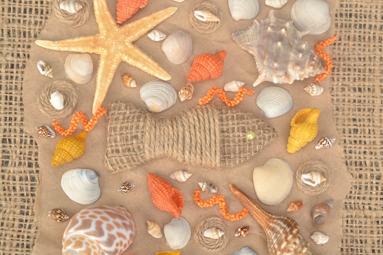 Настенное панно ручной работы Морской мир фото 3