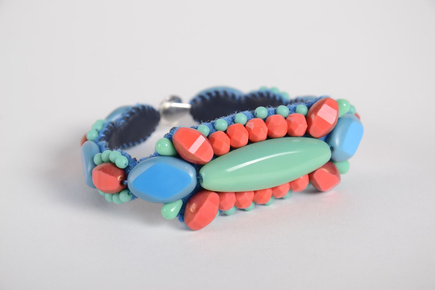 Handmade beautiful bracelet elite cute jewelry stylish unusual accessories photo 2