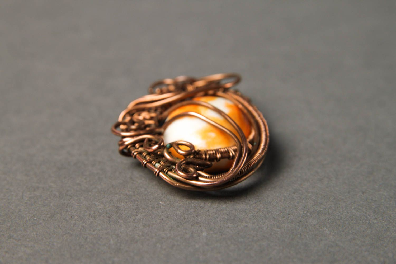 Stylish handmade copper pendant fashion accessories metal jewelry designs photo 6