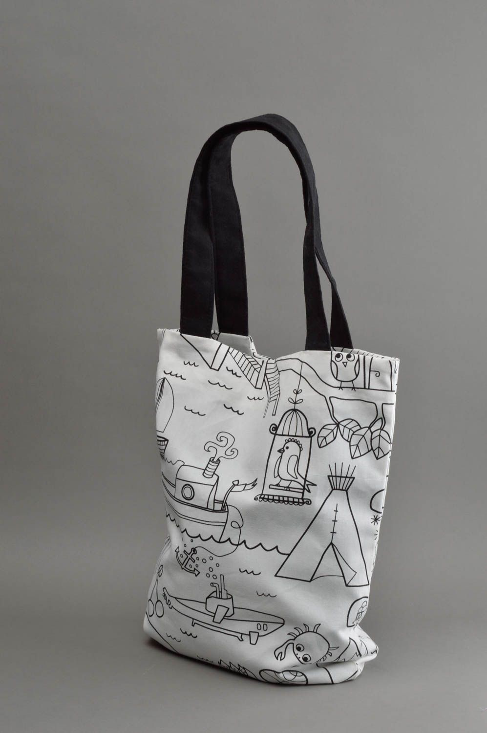 Stylish handmade fabric shoulder bag textile bag designs fashion accessories photo 2