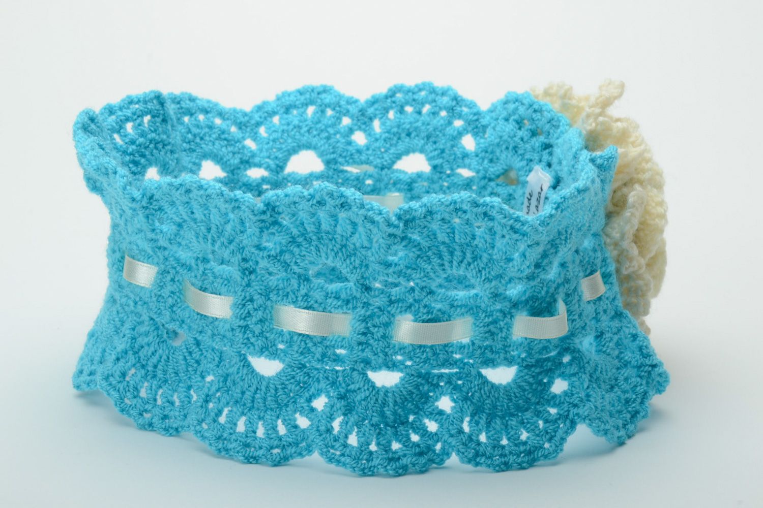 Handmade crochet children's headband photo 4