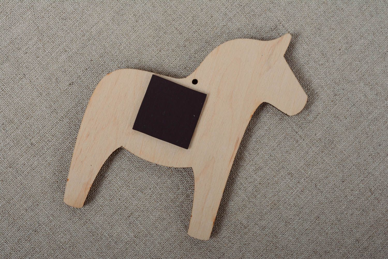 Wooden blank for creativity Little Horse photo 2