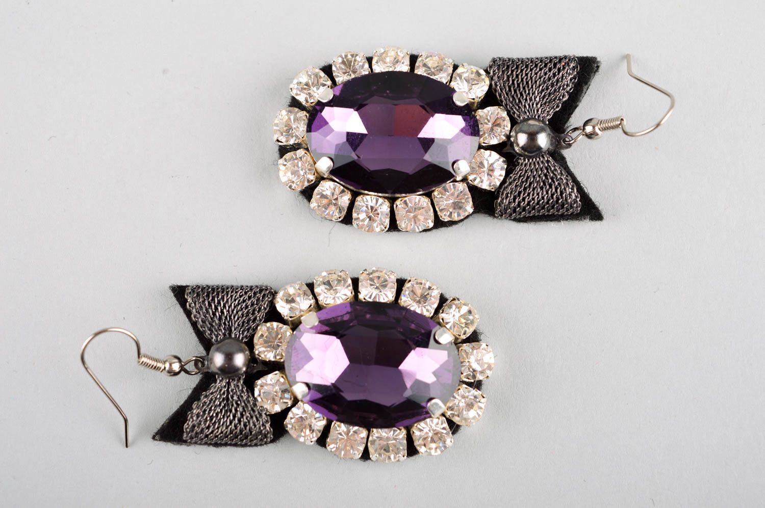 Crystal earrings fashion earrings handmade jewelry evening earrings for women photo 5
