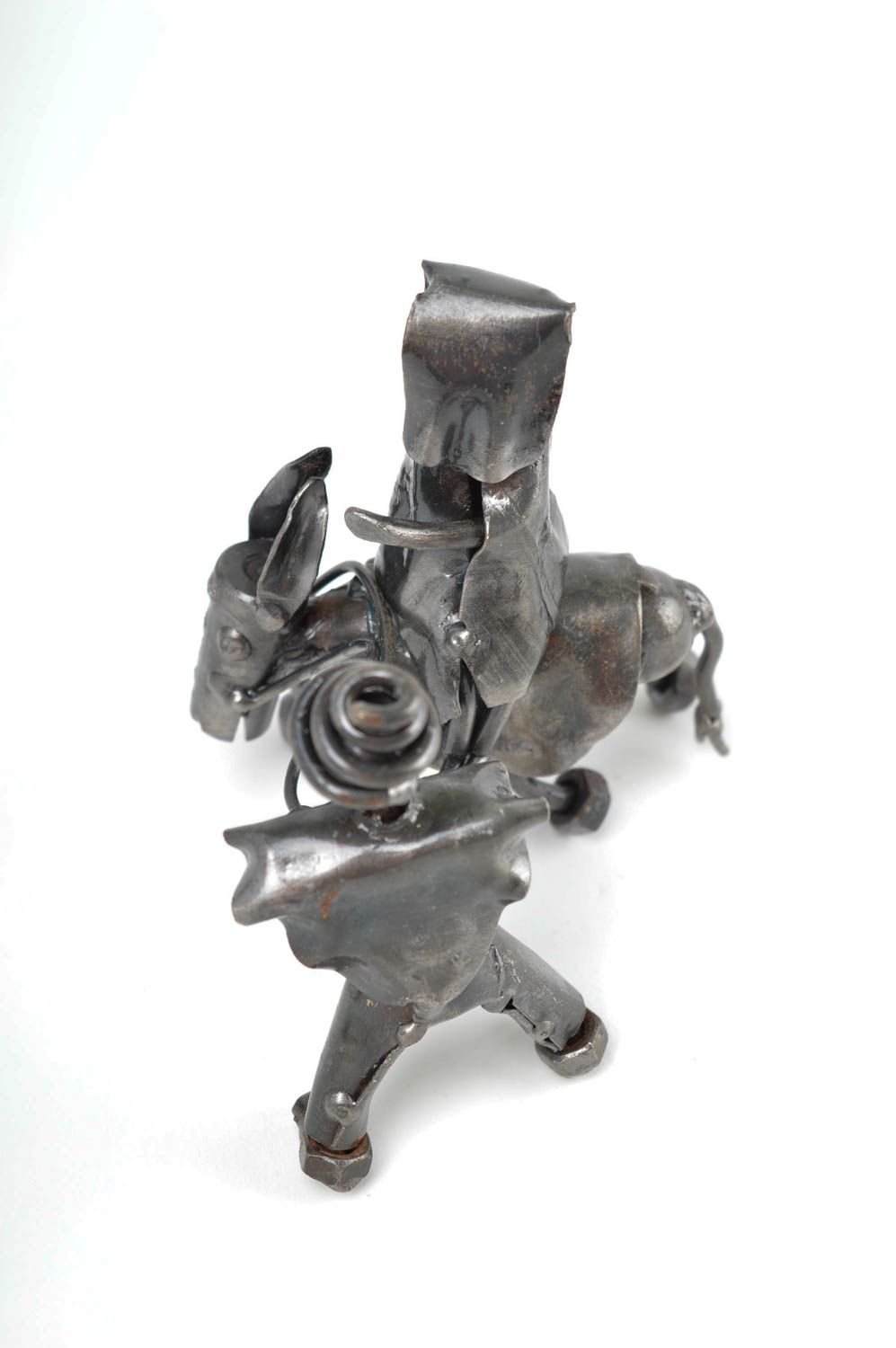 Unusual handmade figurine metal figurines metal craft decorative use only photo 3