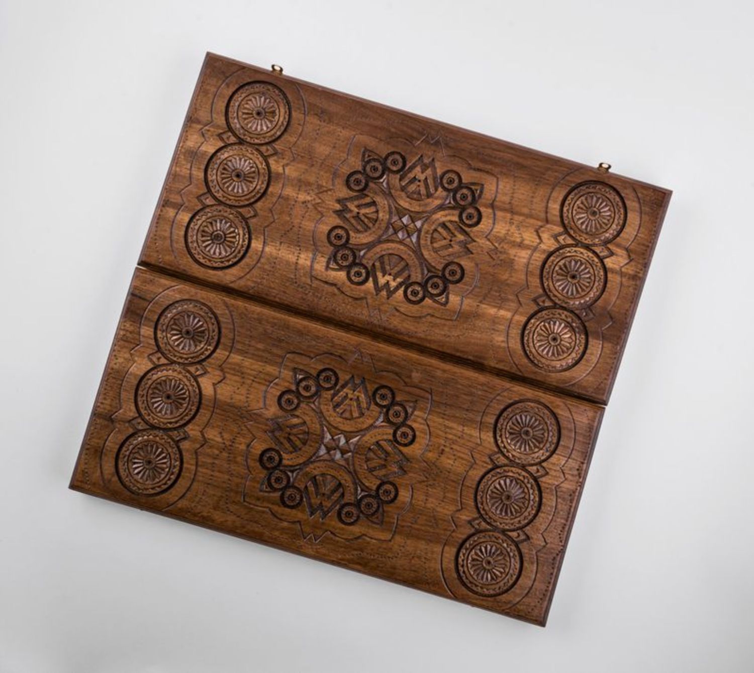 Handmade wooden backgammon photo 3