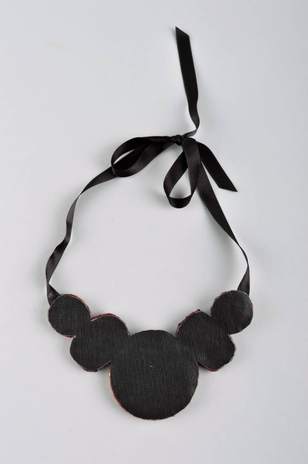 Колье из бисера украшение ручной работы украшение на шею праздничное стильное фото 3