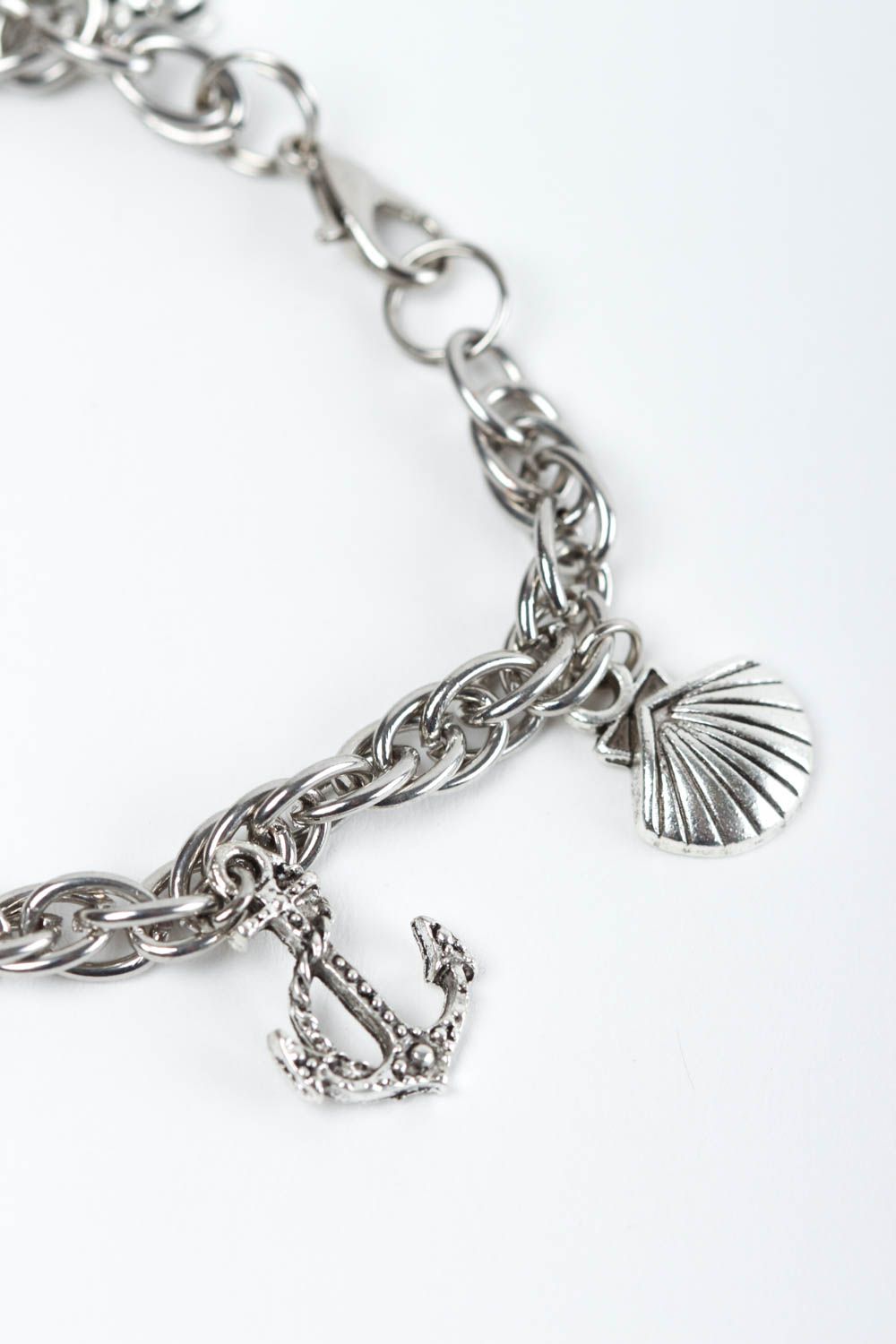 Handmade bracelet designer bracelet with charms unusual gift for women photo 3