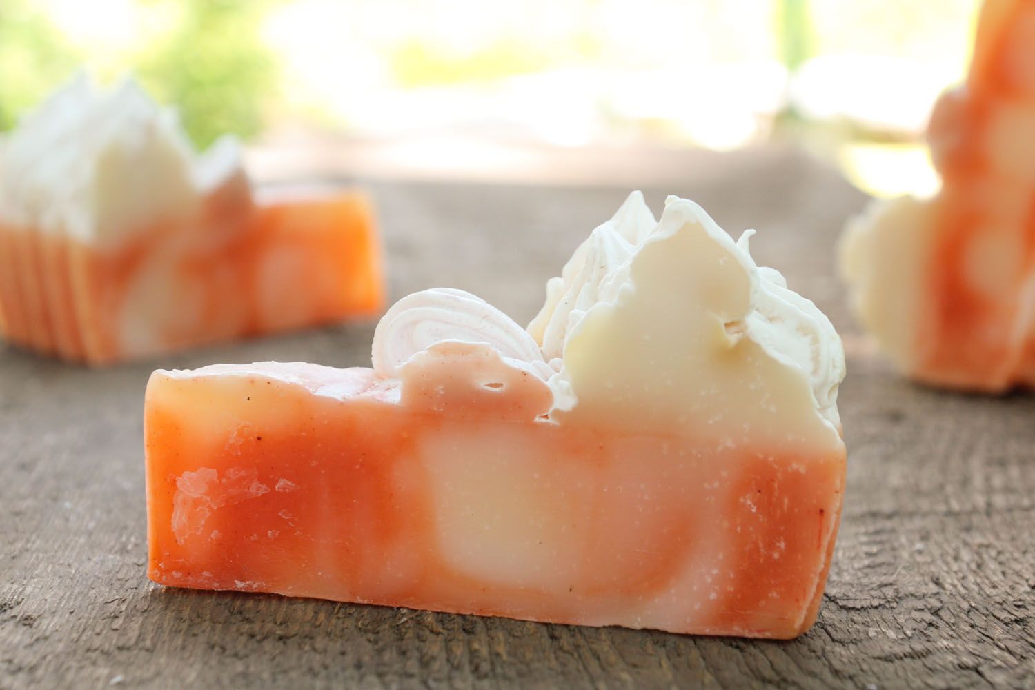 Soap with addition of tangerine essential oil photo 5
