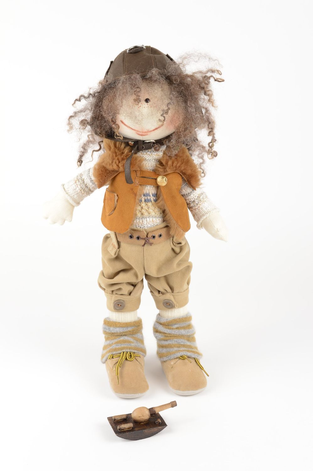 Кукла ручной работы кукла из ткани мягкая кукла с игрушкой детская фото 1