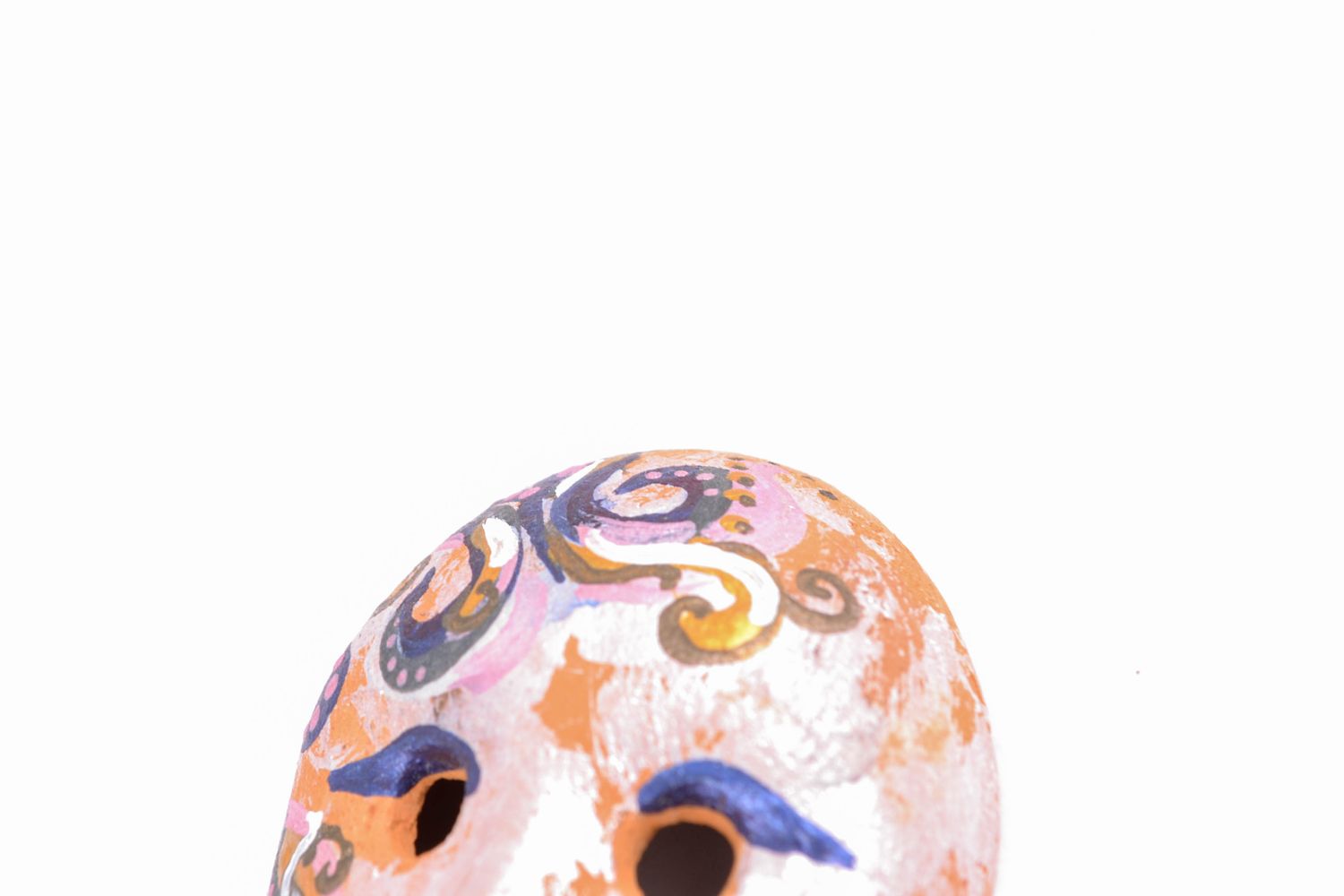 Интерьерная подвеска карнавальная маска Удивление фото 3