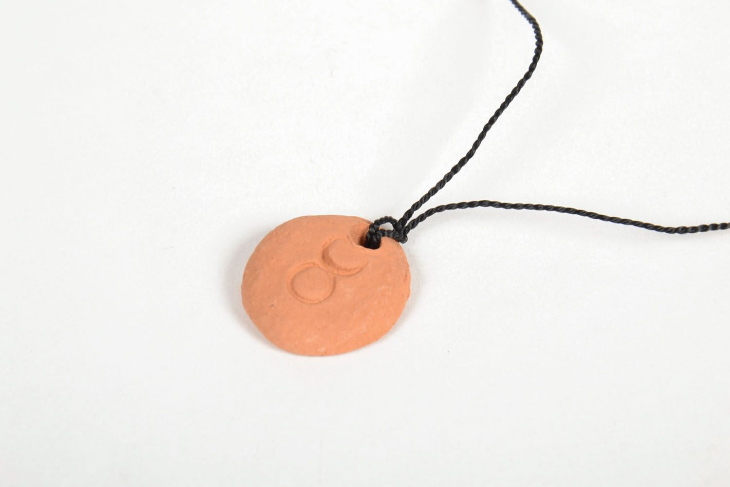 Clay pendant for Taurus zodiac sign photo 2
