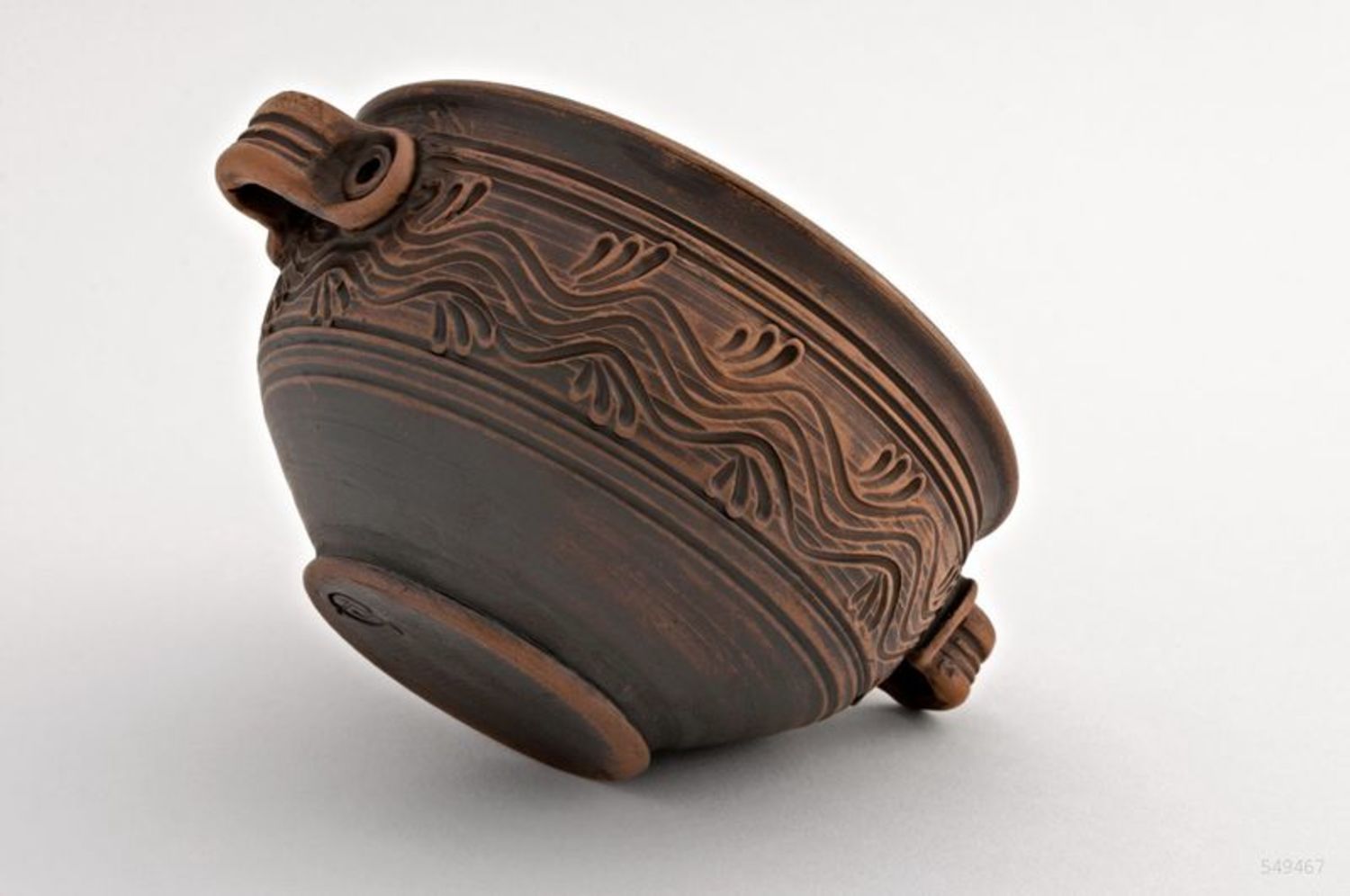 Ceramic piala with handles photo 4