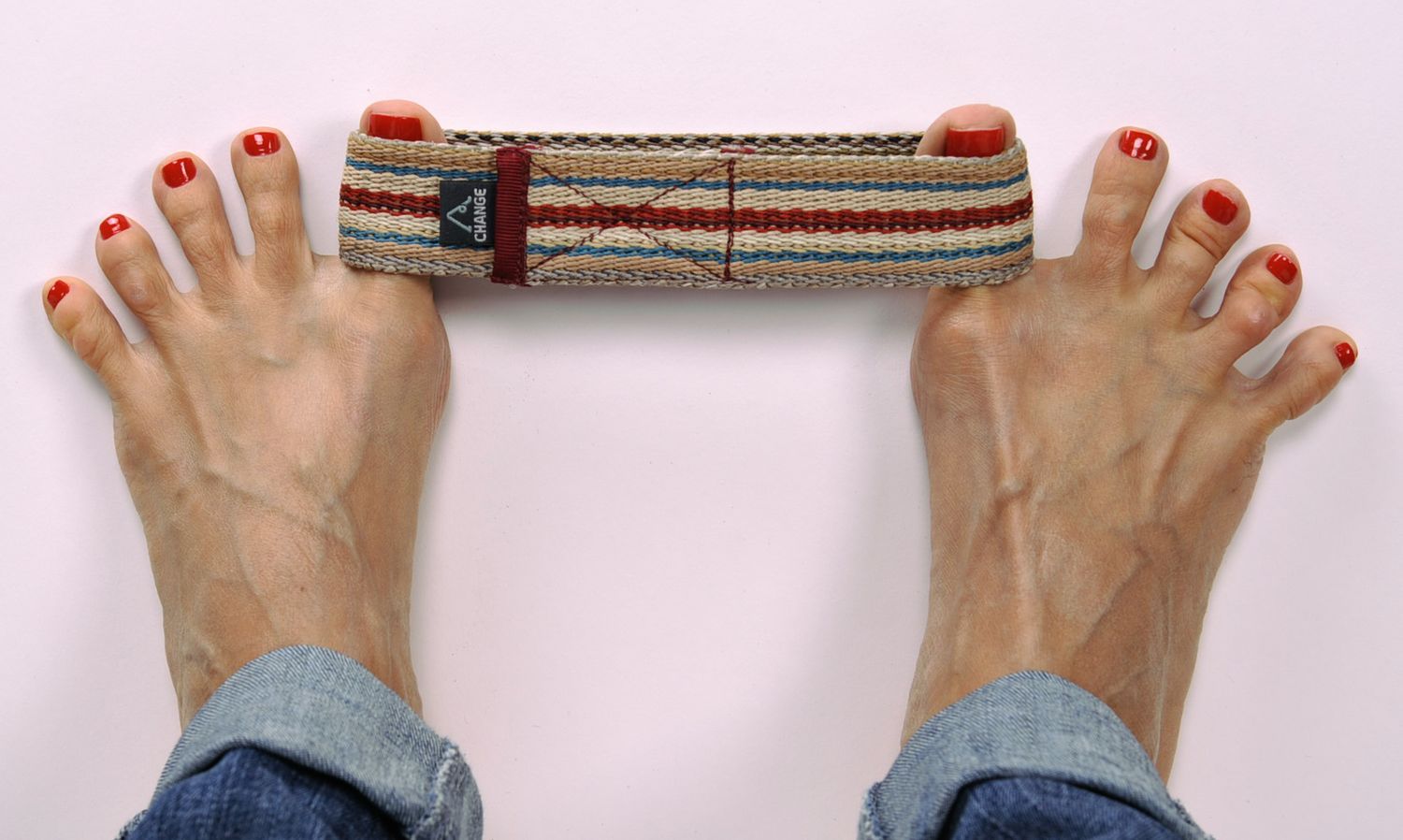 Cinto fixador para yoga para dedos dos pés acessórios para yoga feitos à mão  foto 2